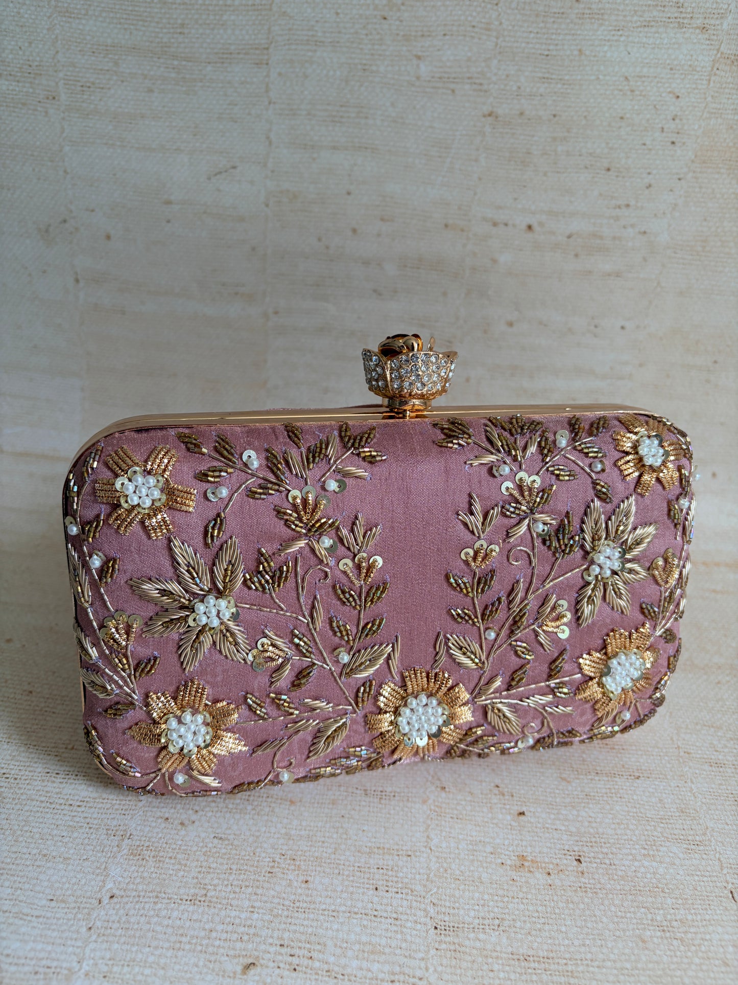 Pasha Rectangular Clutch (ST1135) (Pink)