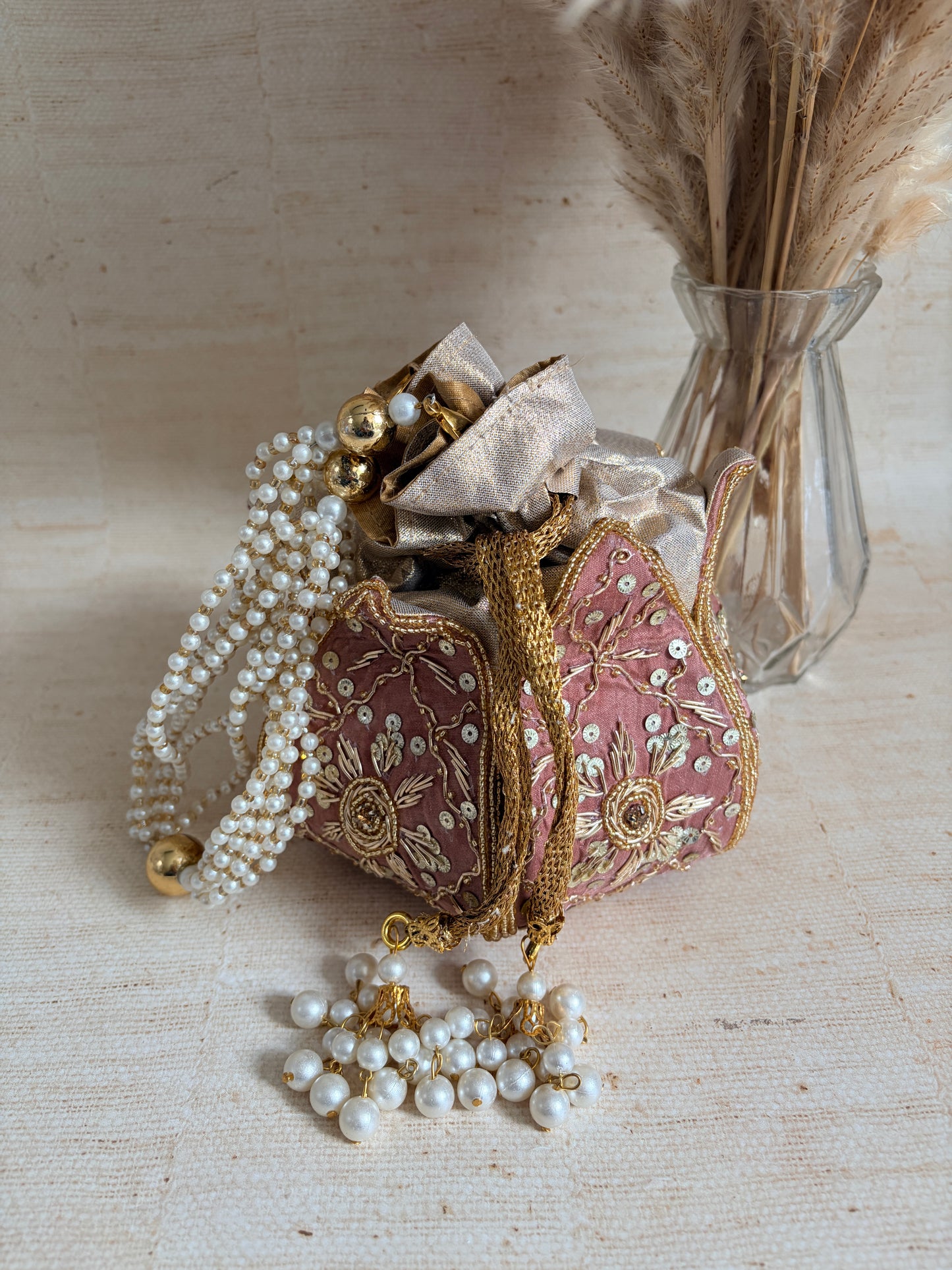 Seerut (Potli Bag) (Pink) (ST270)