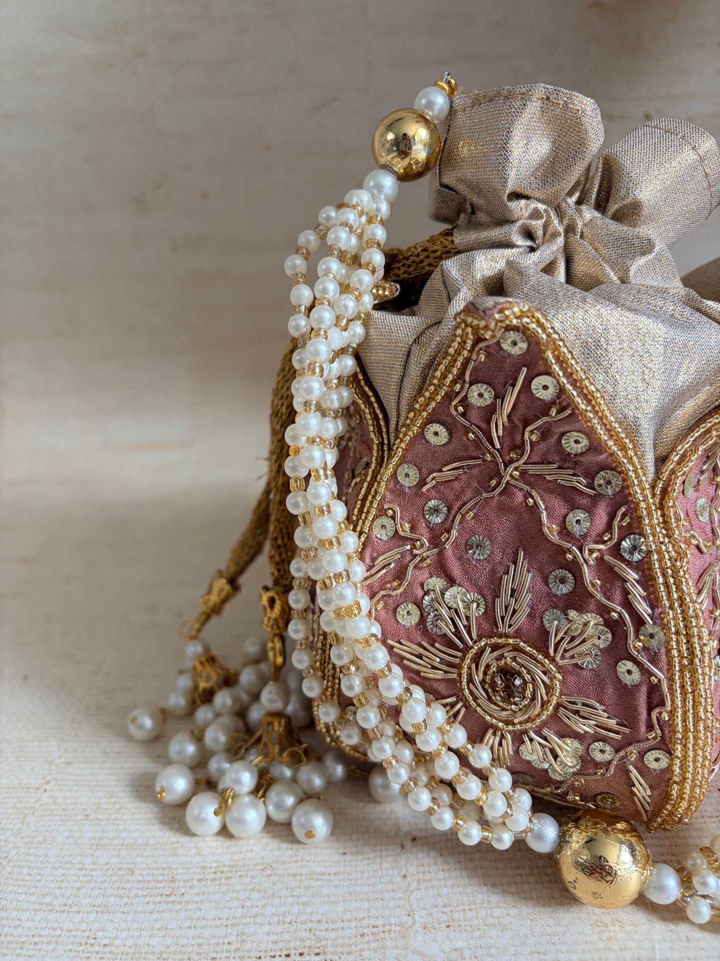 Seerut (Potli Bag) (Pink) (ST270)