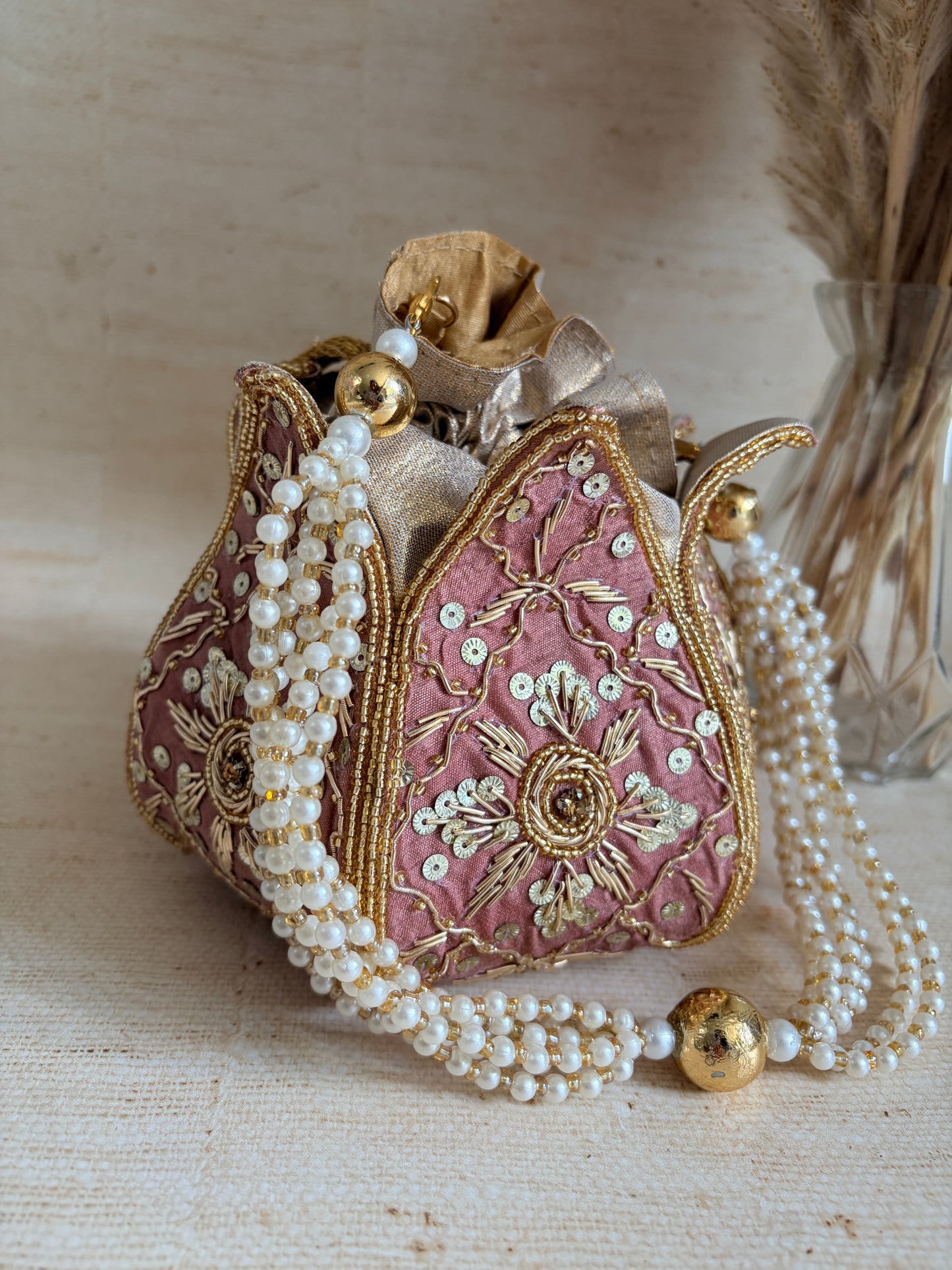 Seerut (Potli Bag) (Pink) (ST270)