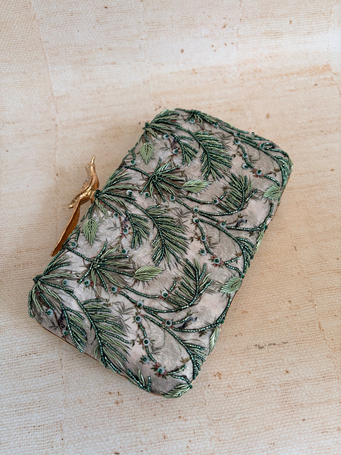 Marbella Rectangular Clutch (ST1207) (Bird Clasp)
