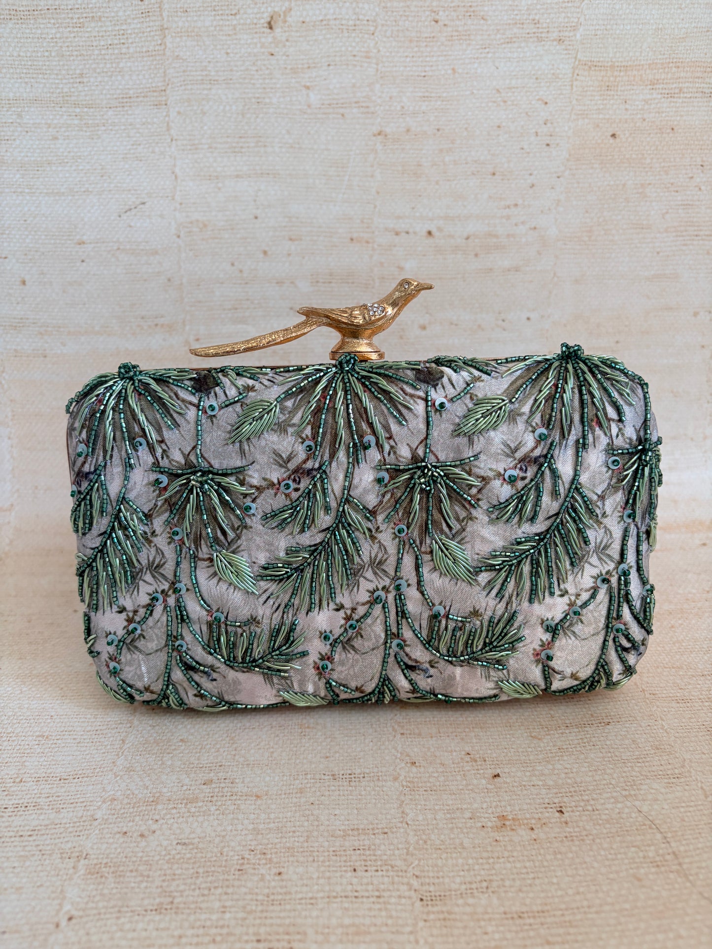 Marbella Rectangular Clutch (ST1207) (Bird Clasp)