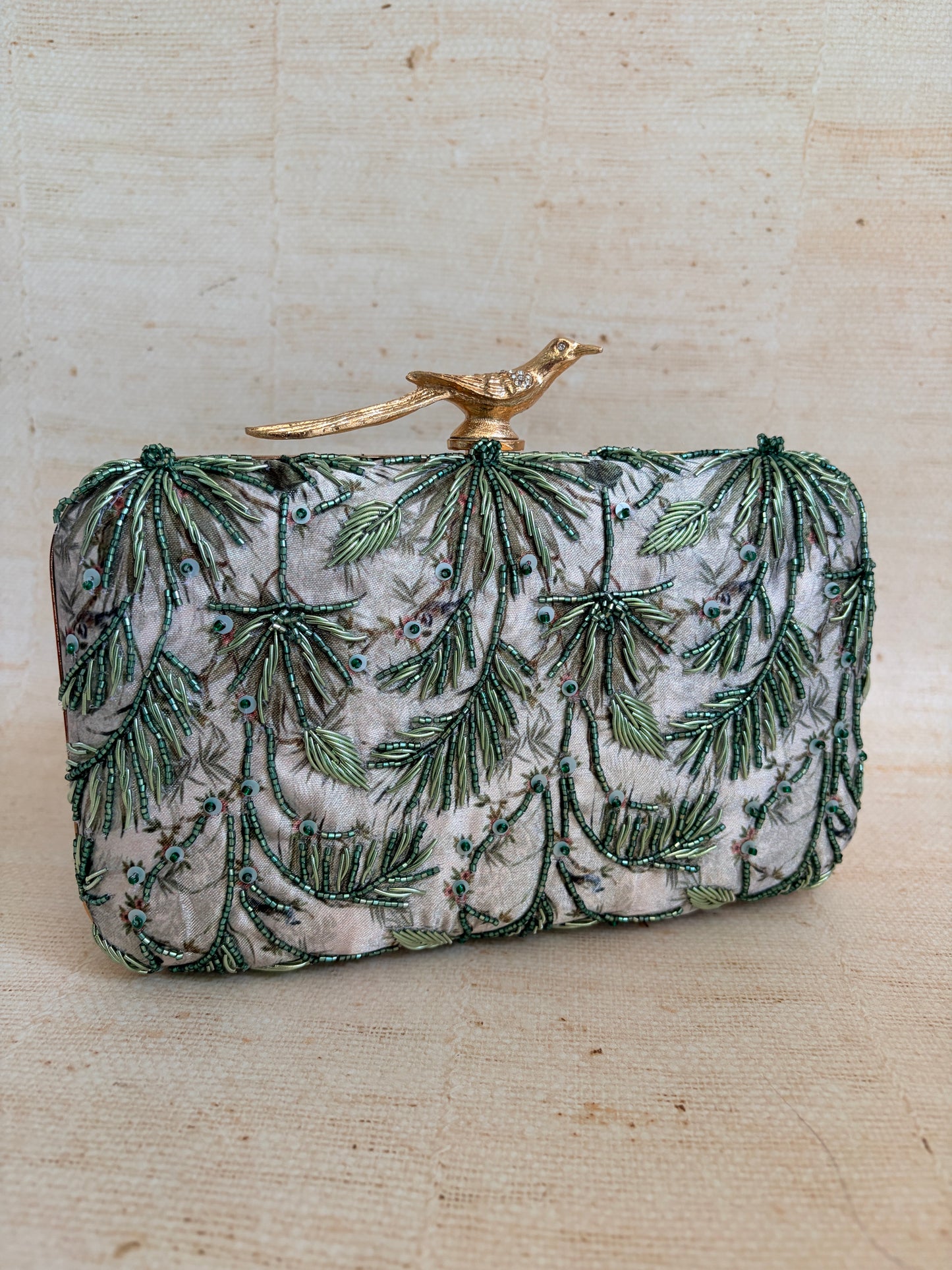 Marbella Rectangular Clutch (ST1207) (Bird Clasp)