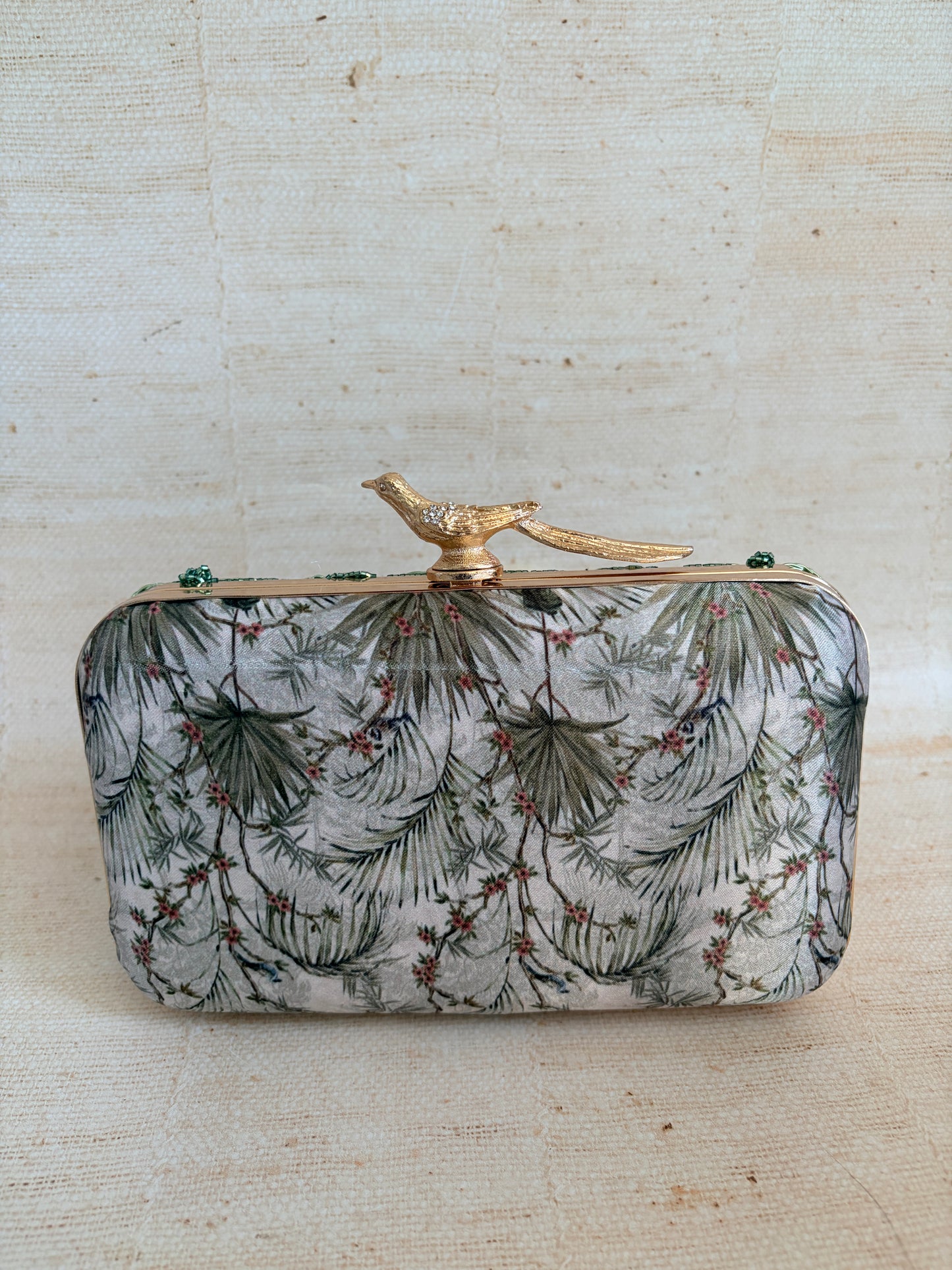 Marbella Rectangular Clutch (ST1207) (Bird Clasp)