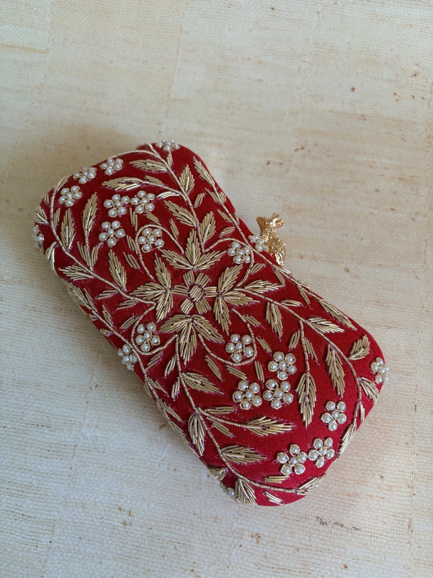 Milani (Rectangular Clutch) (Red) (ST263)