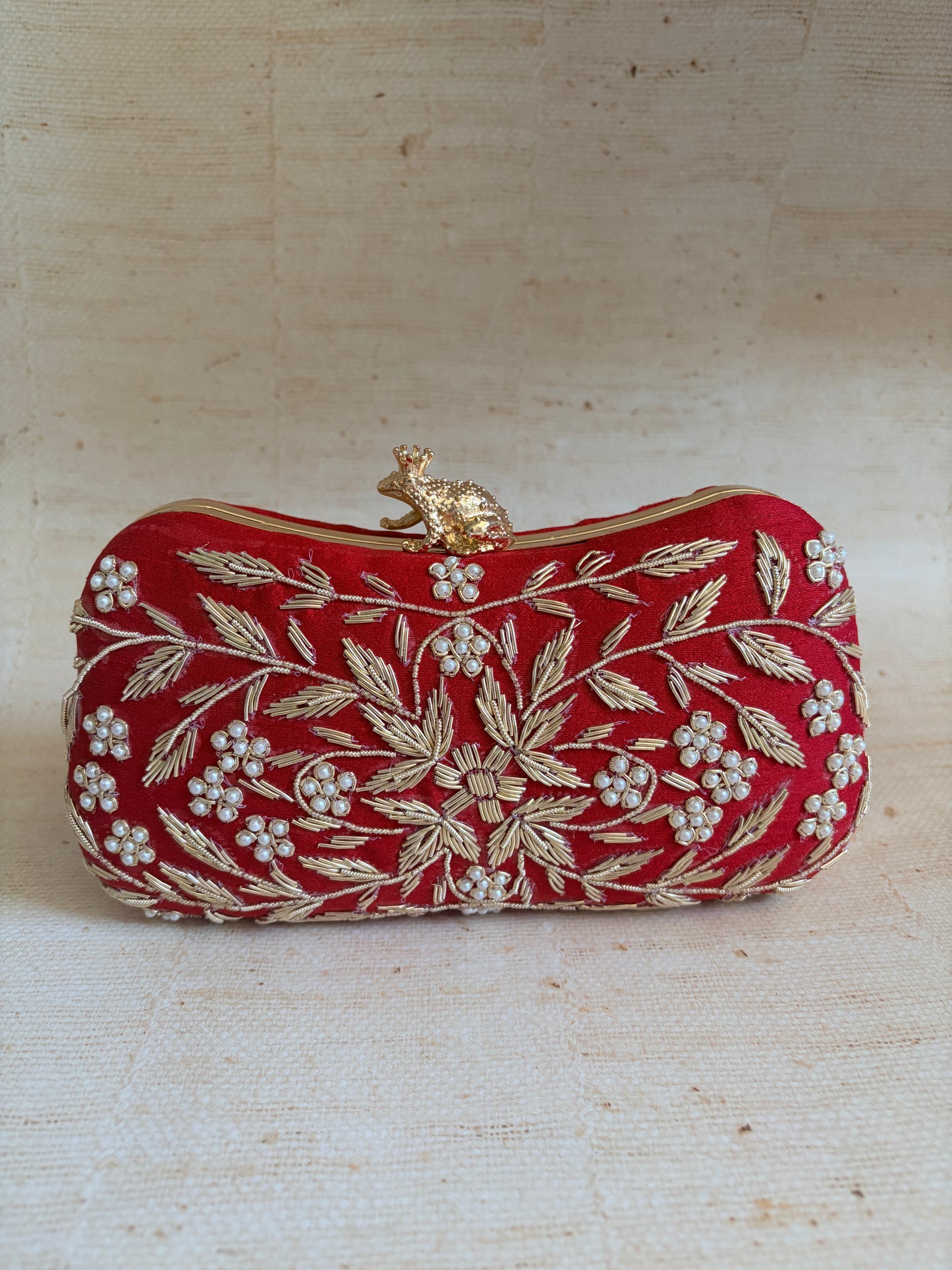 Milani (Rectangular Clutch) (Red) (ST263)