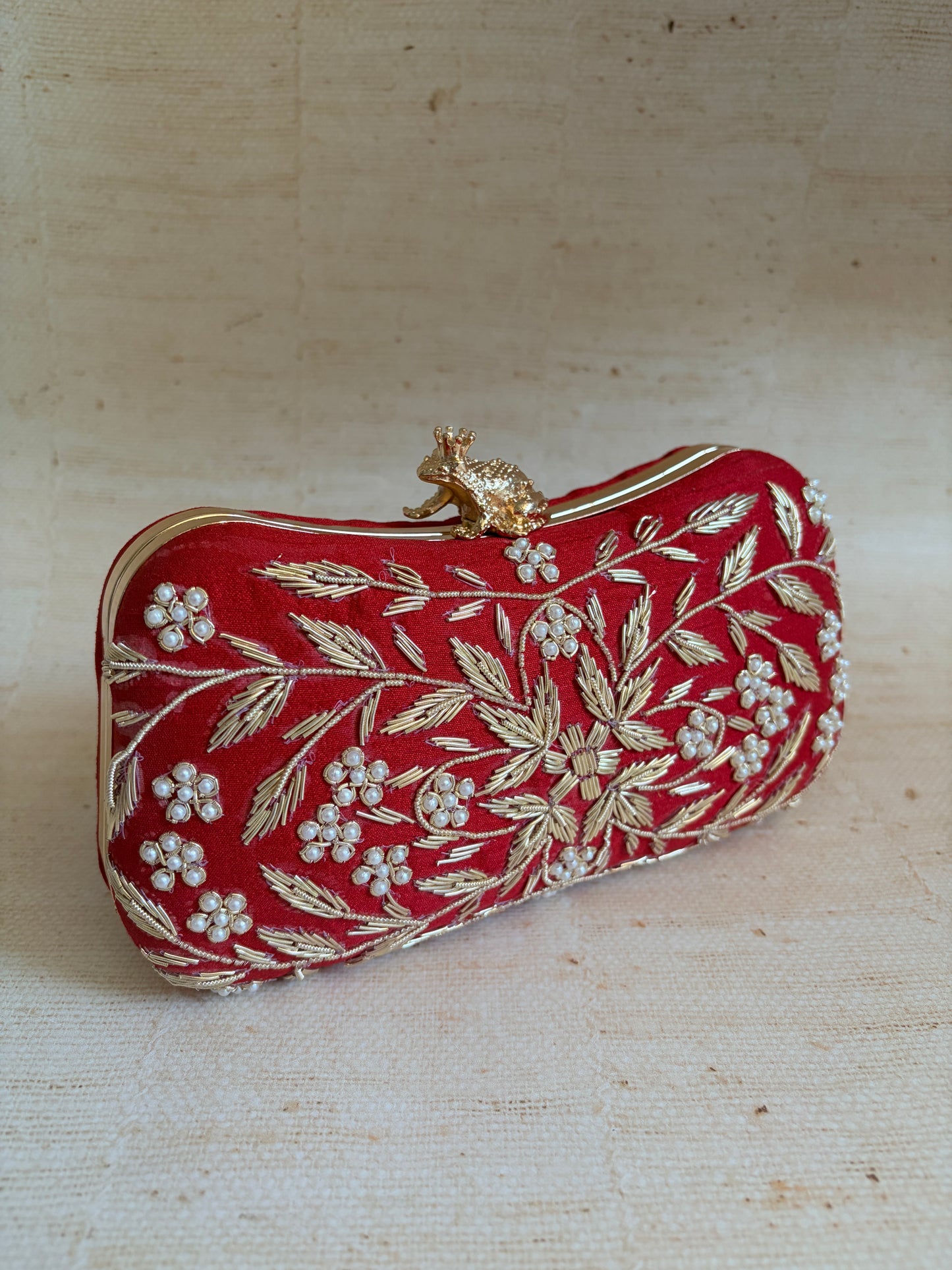 Milani (Rectangular Clutch) (Red) (ST263)