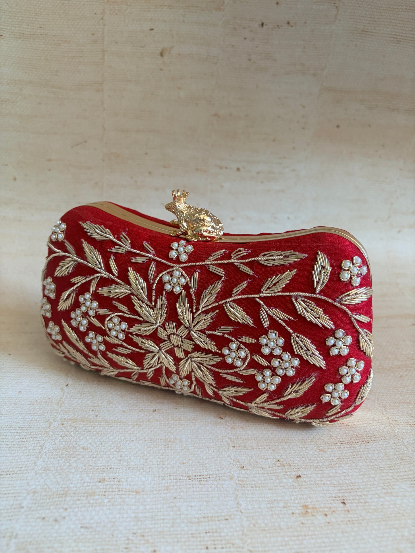 Milani (Rectangular Clutch) (Red) (ST263)