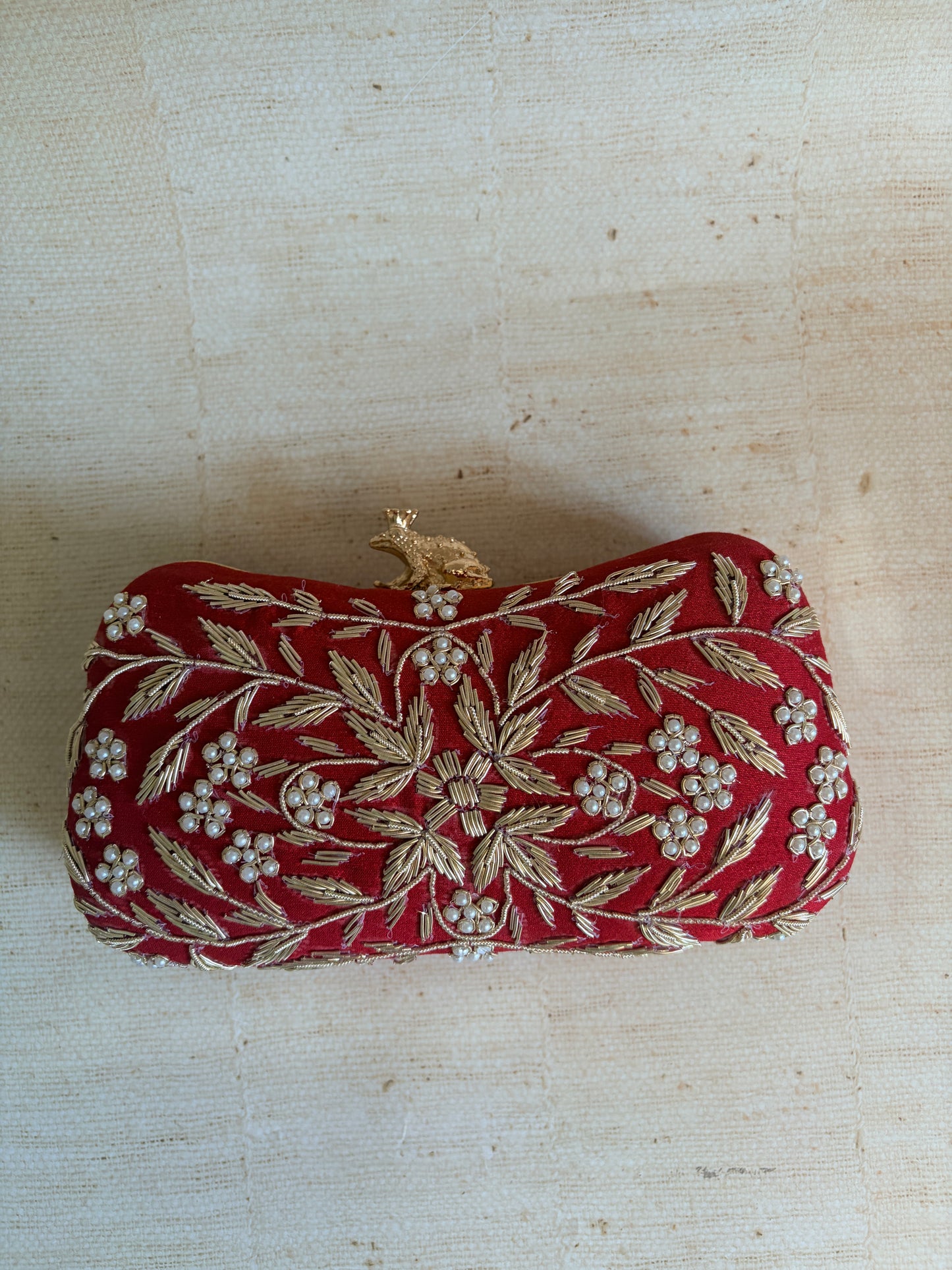 Milani (Rectangular Clutch) (Red) (ST263)