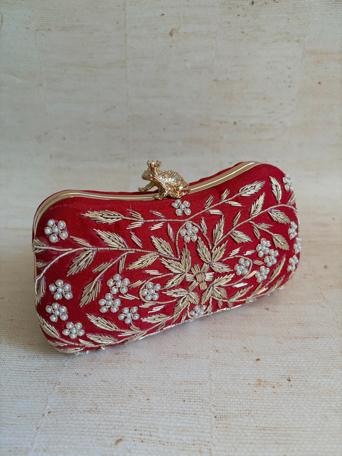 Milani (Rectangular Clutch) (Red) (ST263)