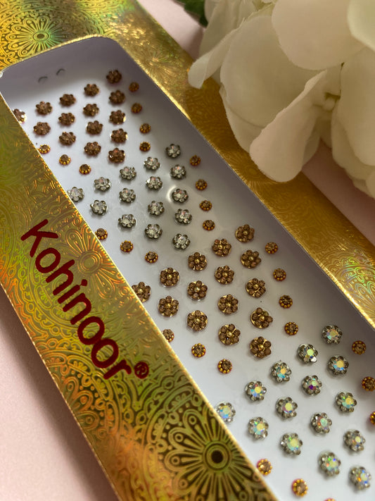 Gold And Silver Bindi Pack (ST984) (2)