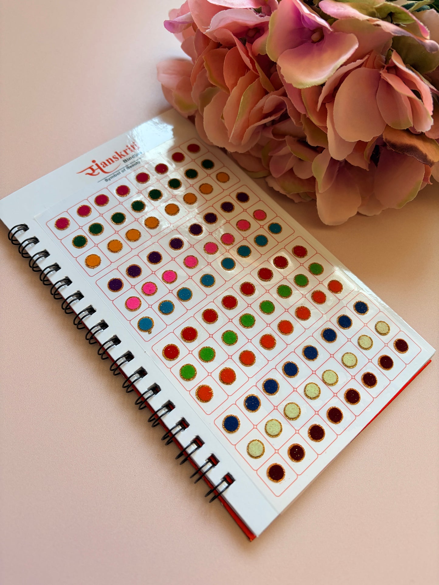 Golden Zari Border Velvet 576 Bindi Booklet (ST699) (3)