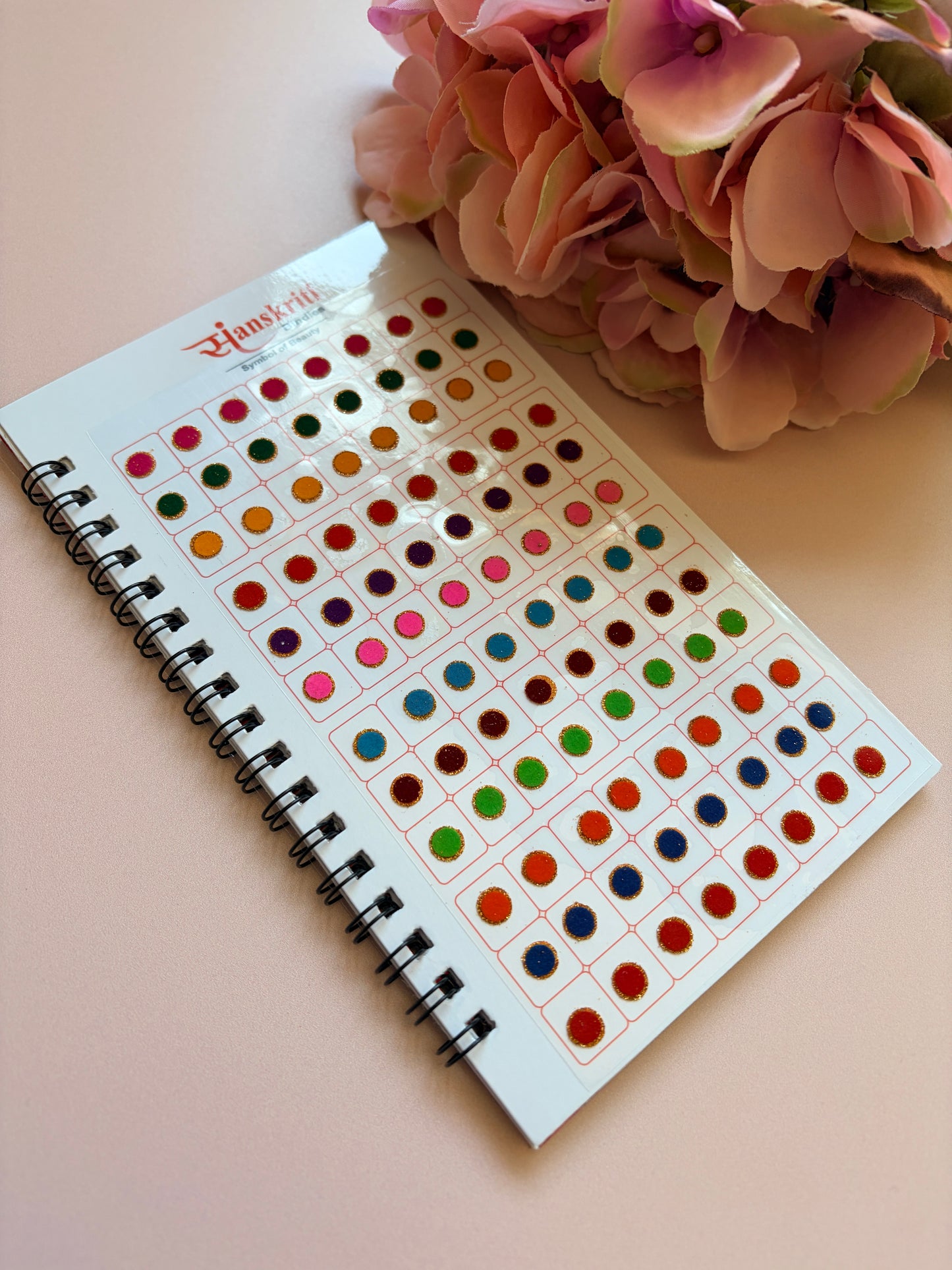 Golden Zari Border Velvet 576 Bindi Booklet (ST699) (3)