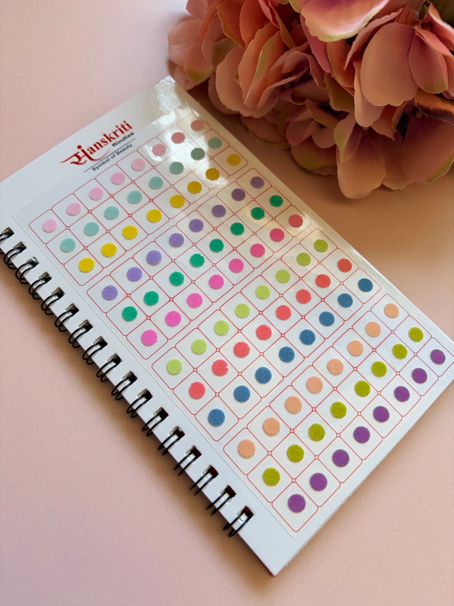 Plain Round Pastel 960 Bindi Booklet (ST1210)