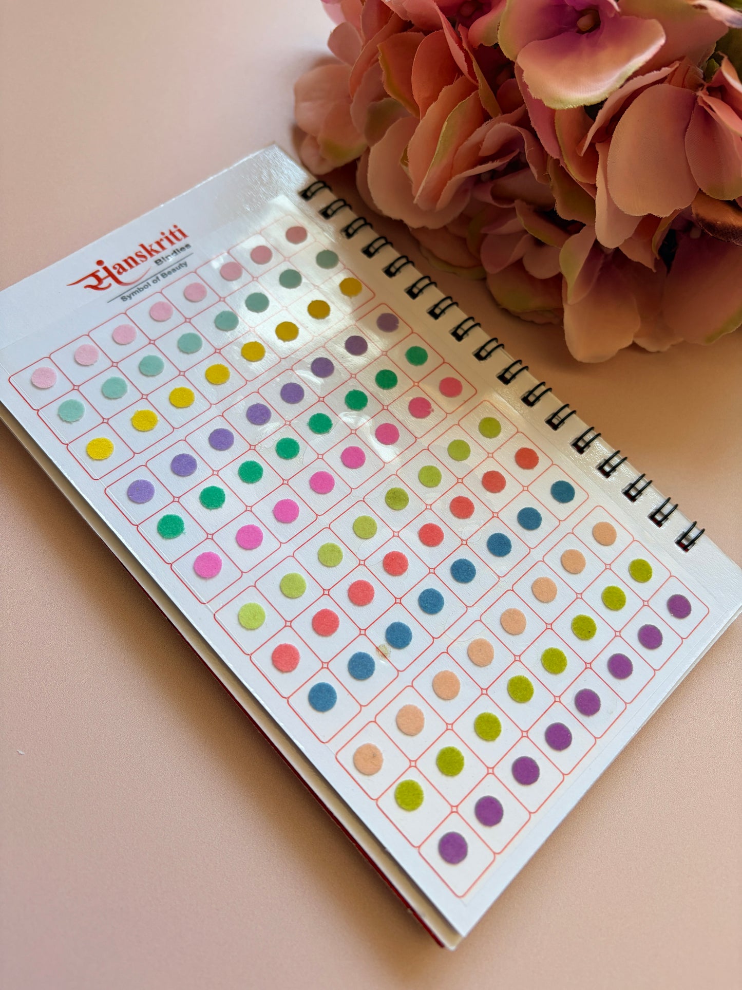 Plain Round Pastel 960 Bindi Booklet (ST1210)