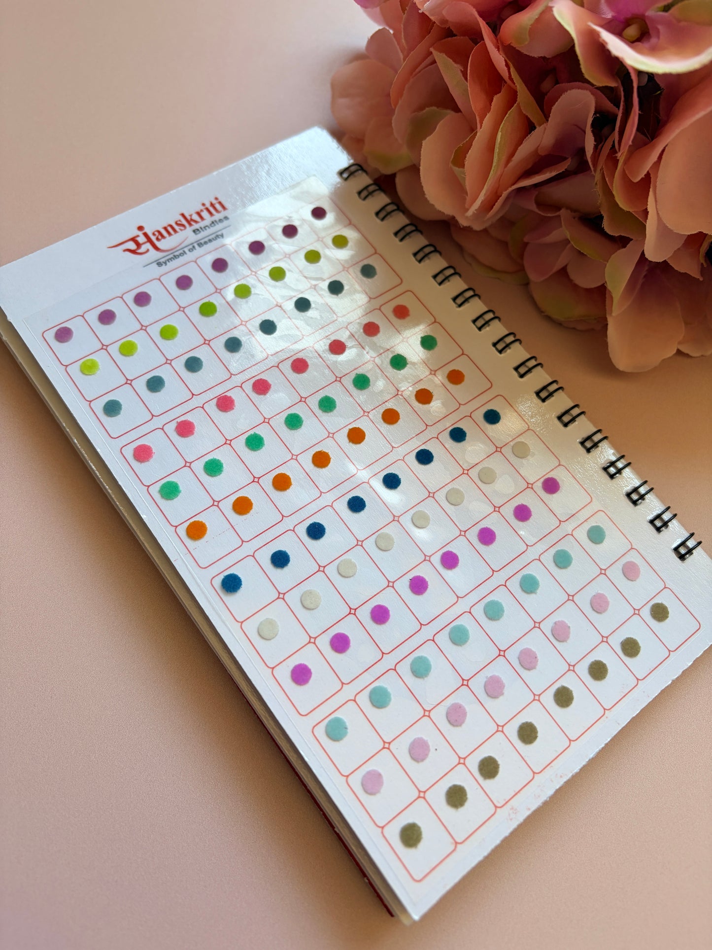 Plain Round Pastel 960 Bindi Booklet (ST1210)