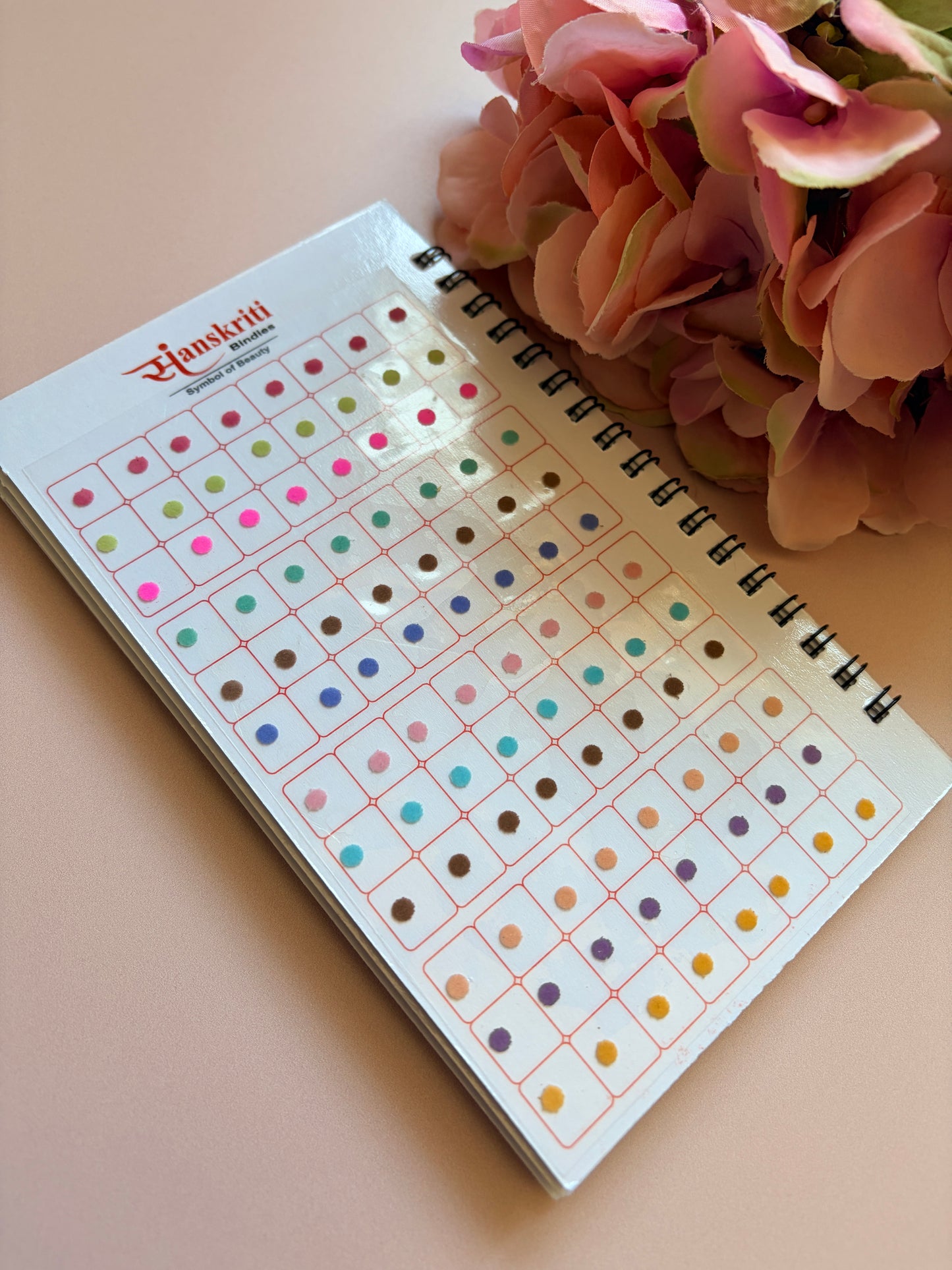 Plain Round Pastel 960 Bindi Booklet (ST1210)