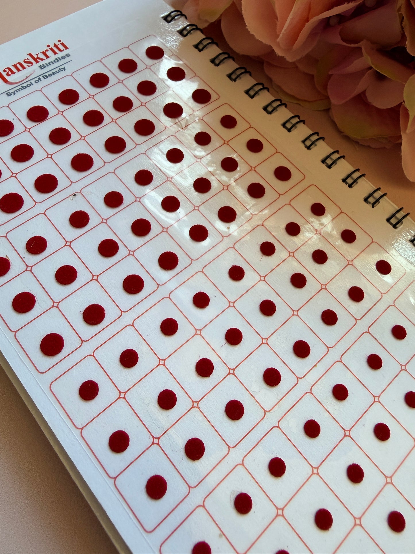 Plain Round Pastel 960 Bindi Booklet (ST1210)