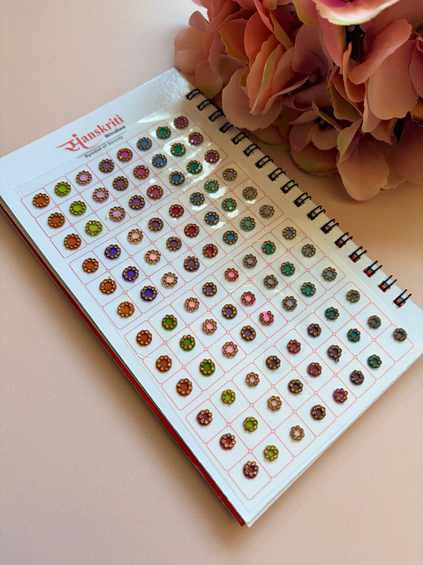 Pastel Stone Border 576 Bindi Booklet (ST1211)