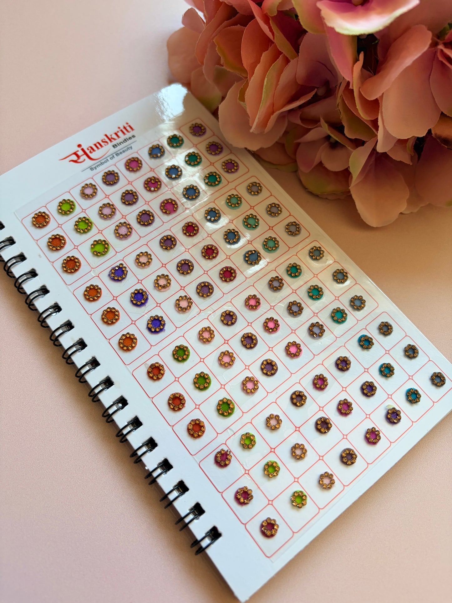 Pastel Stone Border 576 Bindi Booklet (ST1211)