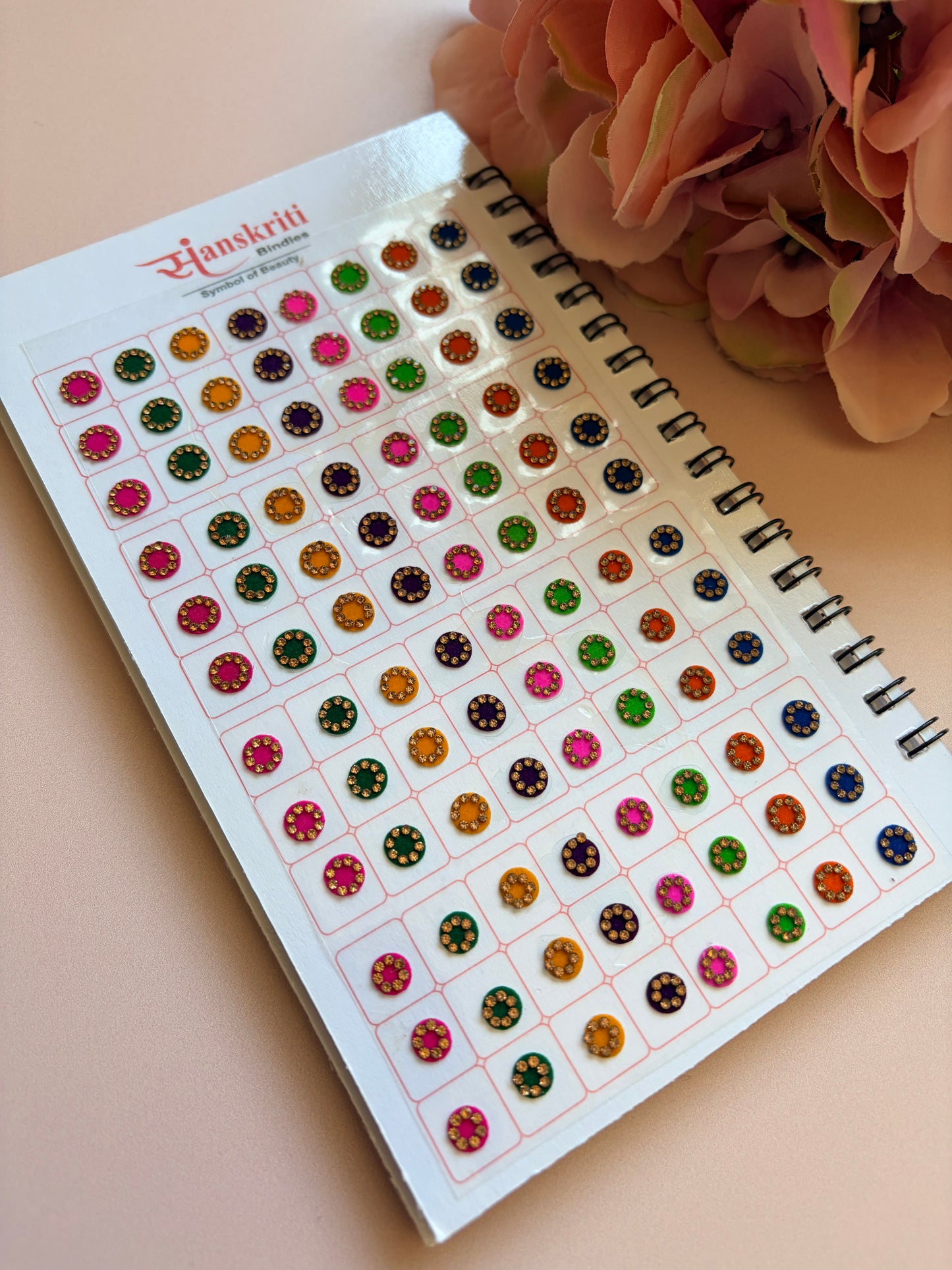 Pastel Stone Border 576 Bindi Booklet (ST1211)