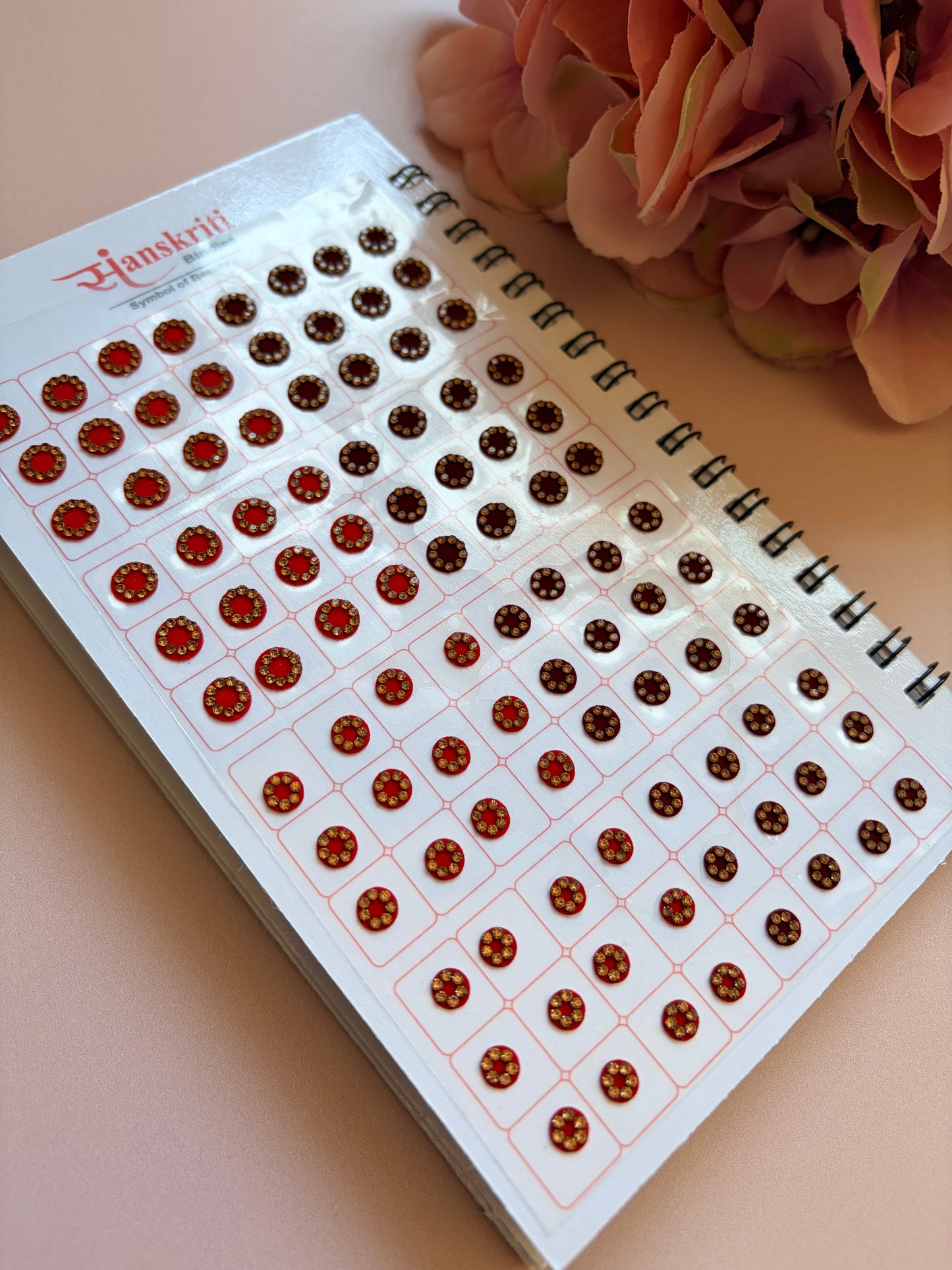 Pastel Stone Border 576 Bindi Booklet (ST1211)