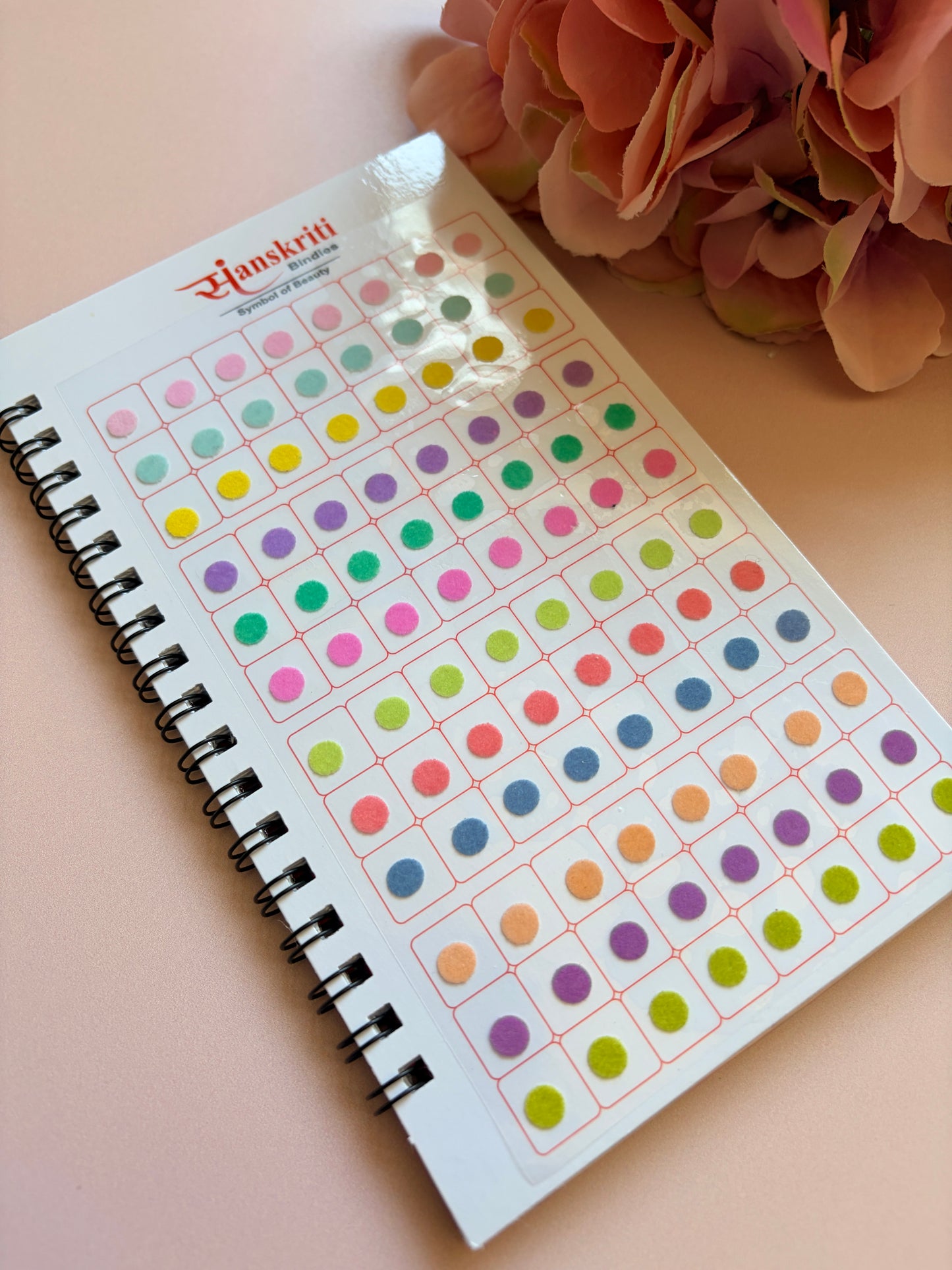 Plain Round Pastel 960 Bindi Booklet (ST1209)