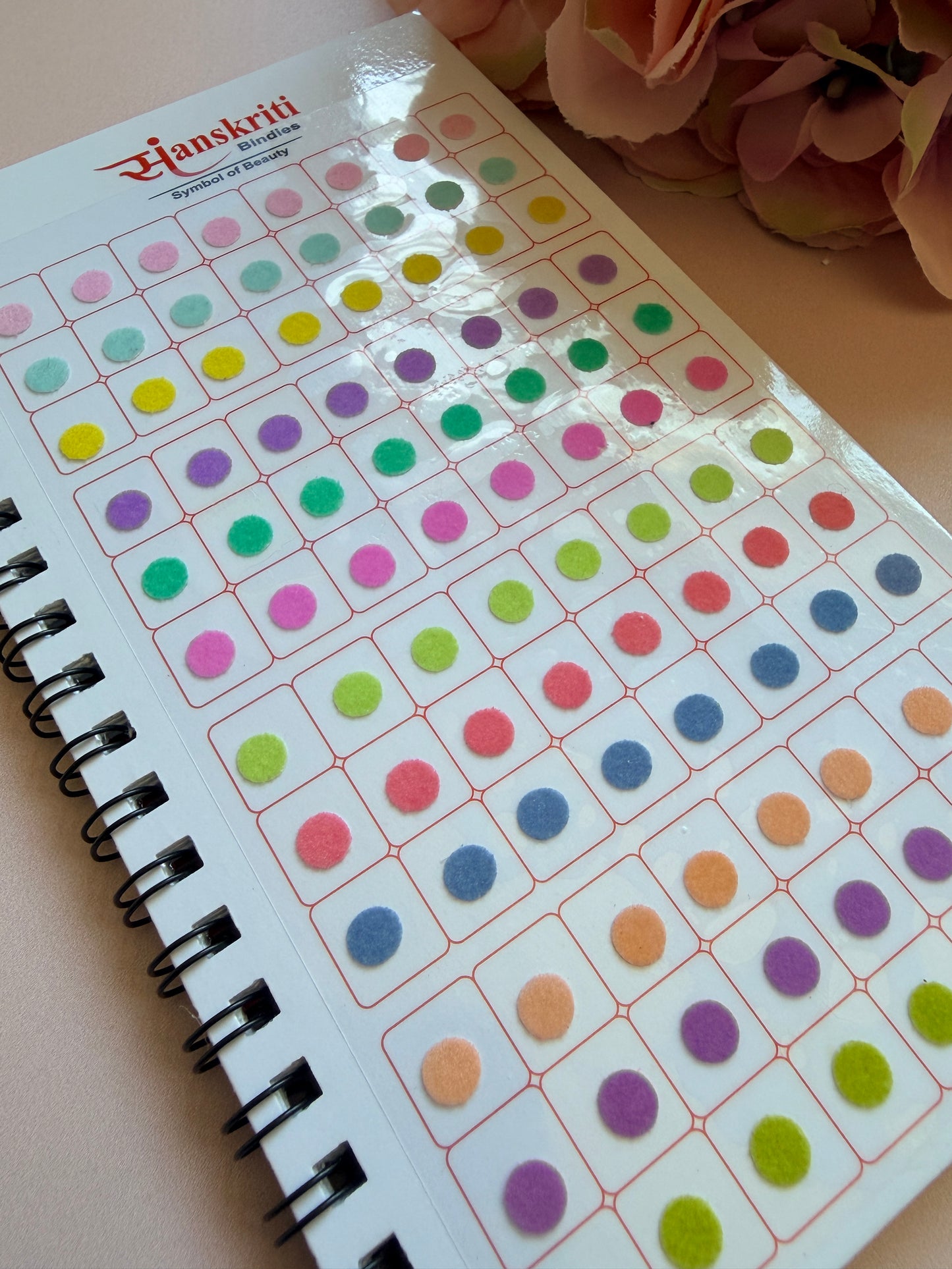 Plain Round Pastel 960 Bindi Booklet (ST1209)