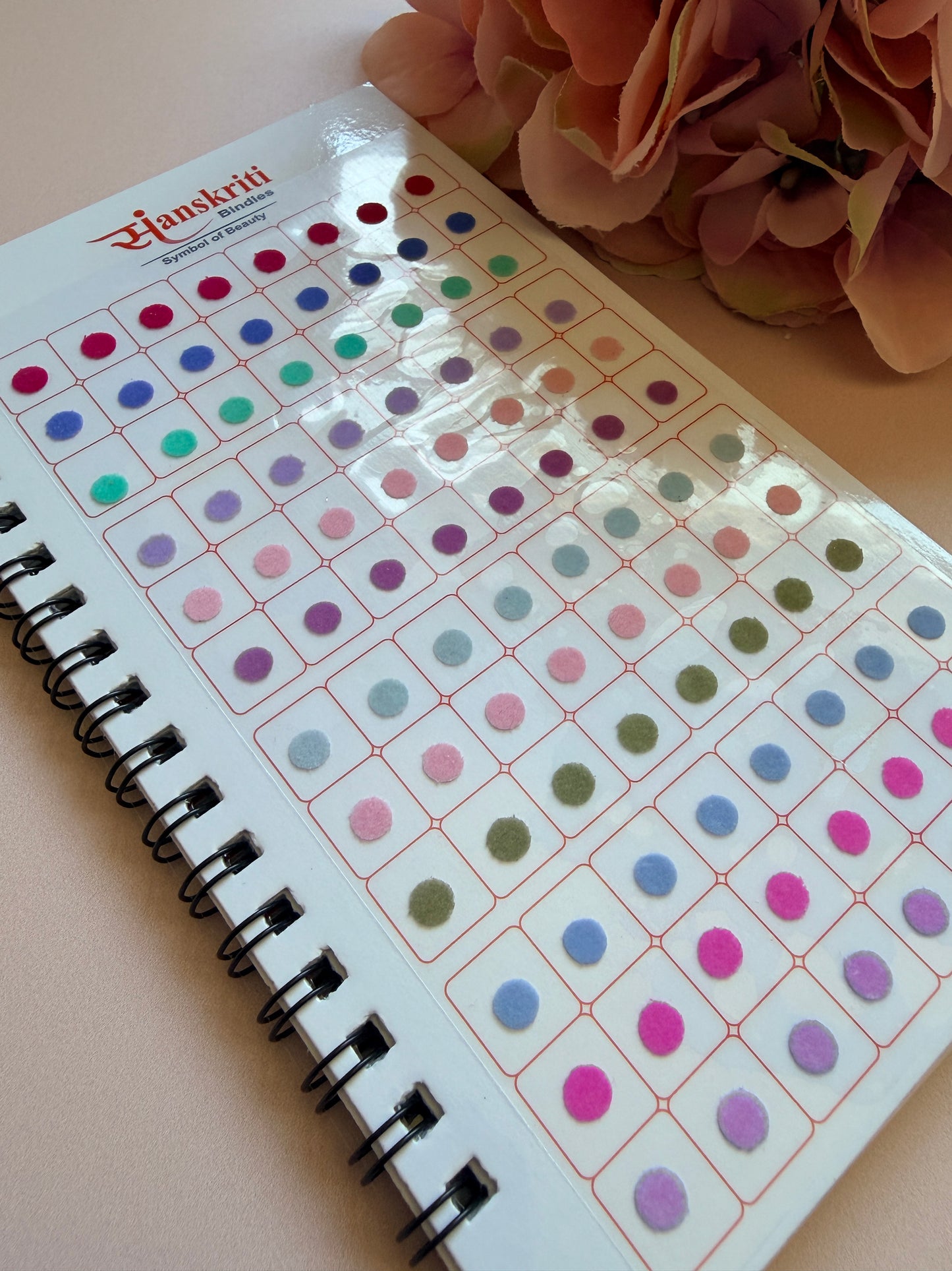 Plain Round Pastel 960 Bindi Booklet (ST1209)