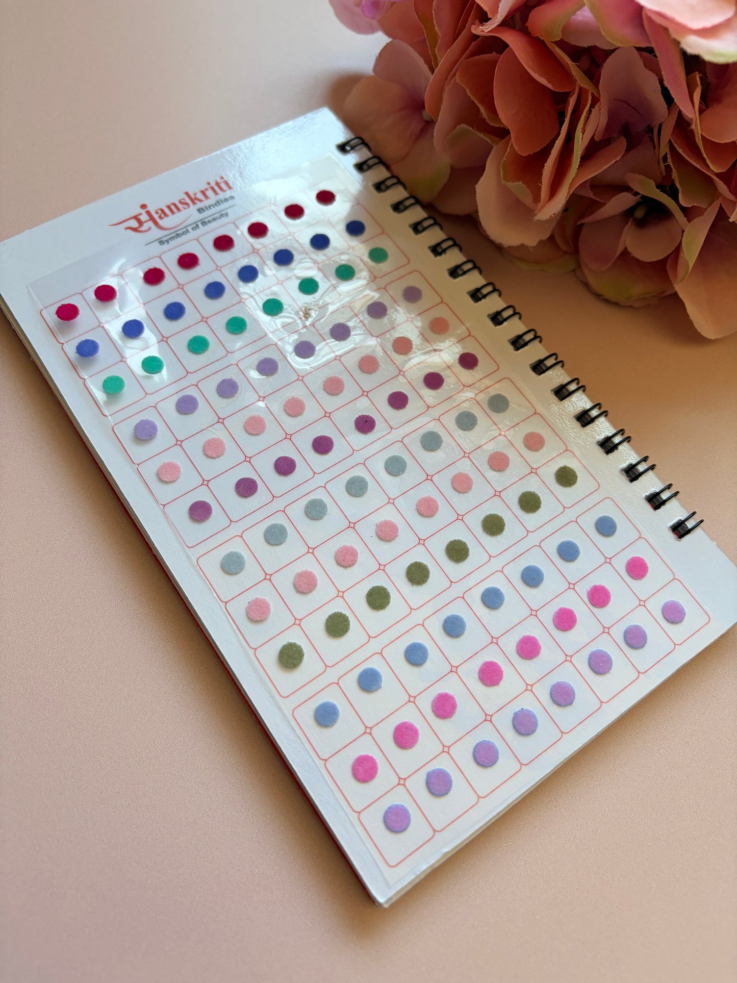 Plain Round Pastel 960 Bindi Booklet (ST1209)