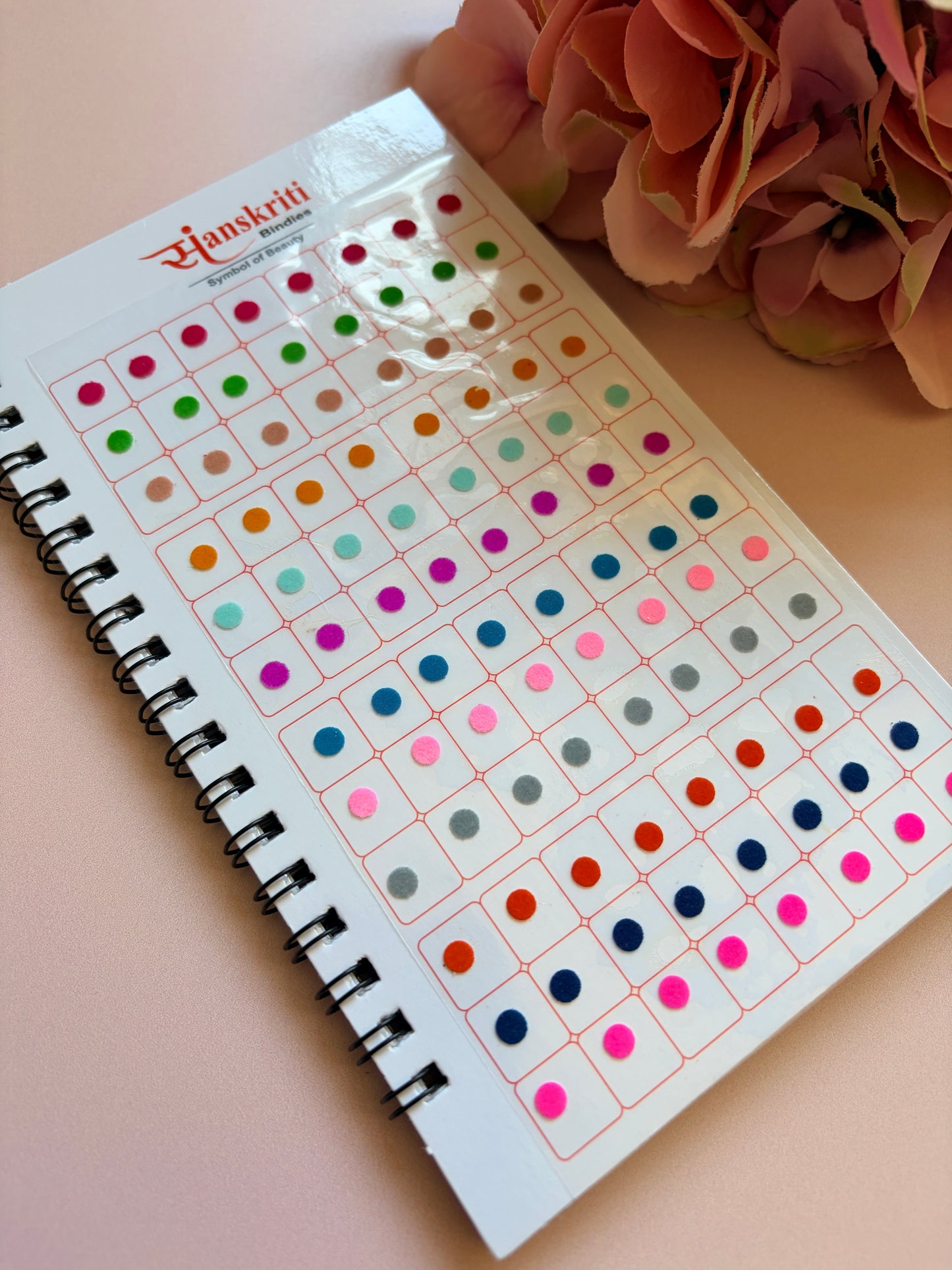 Plain Round Pastel 960 Bindi Booklet (ST1209)