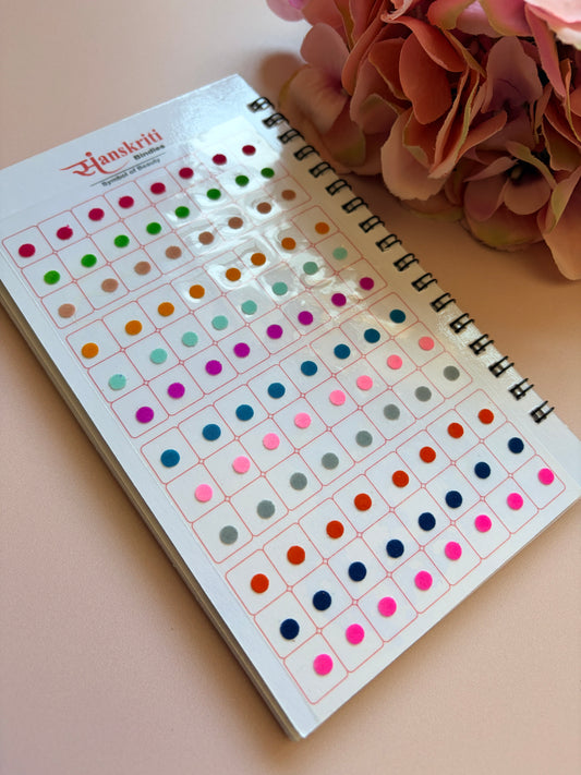 Plain Round Pastel 960 Bindi Booklet (ST1209)