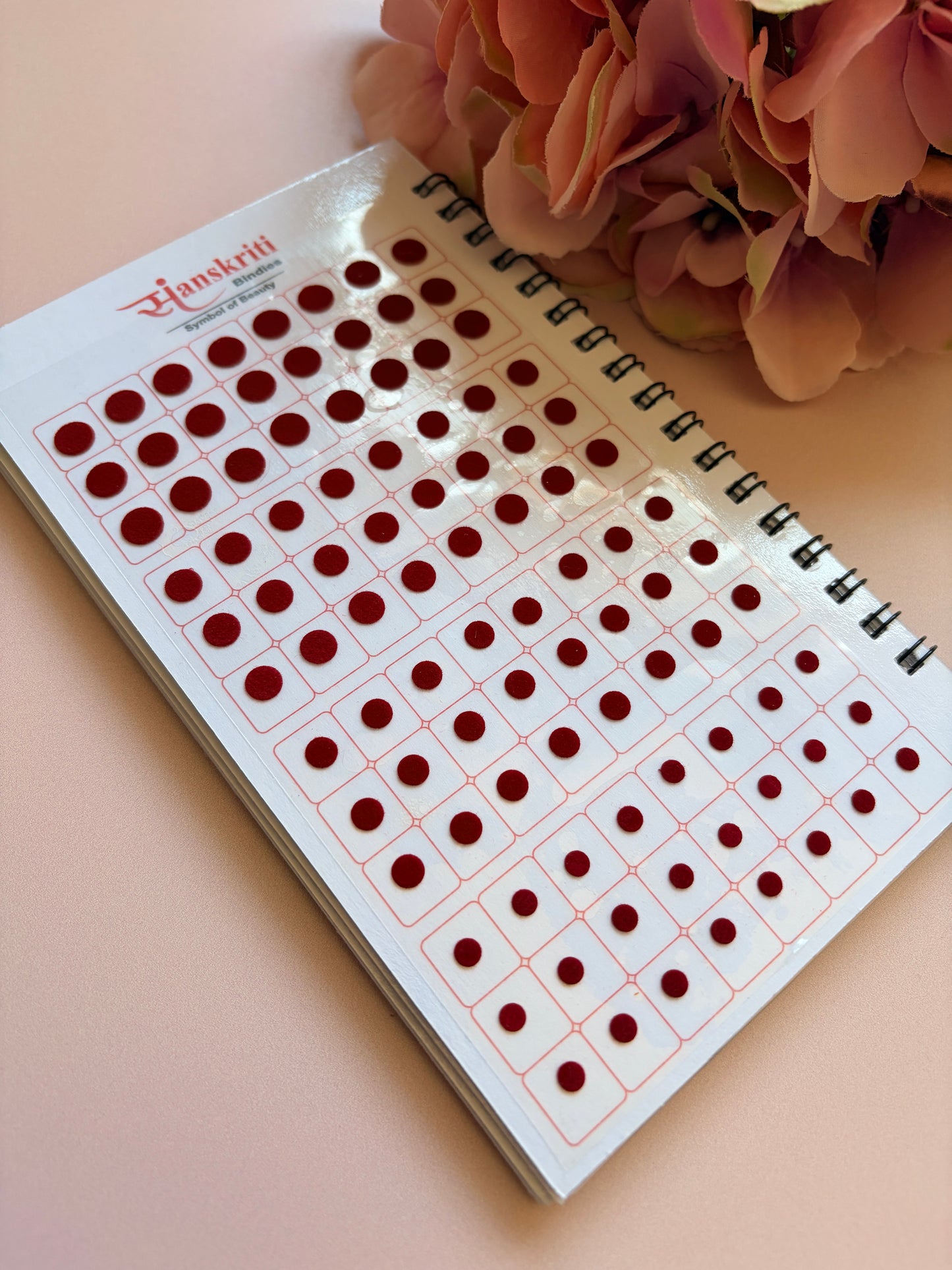 Plain Round Pastel 960 Bindi Booklet (ST1209)