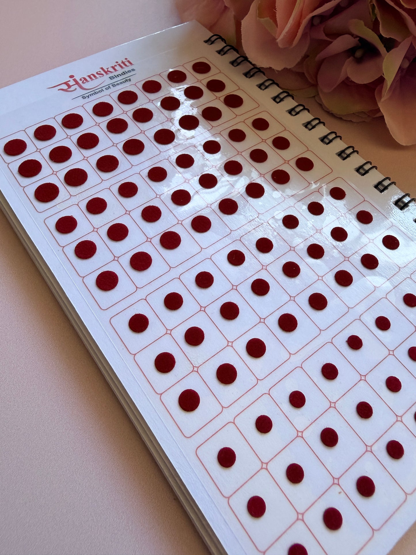 Plain Round Pastel 960 Bindi Booklet (ST1209)