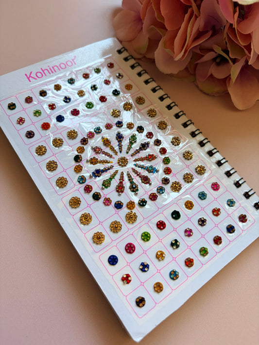 Fancy Assorted Designs 6 Page Bindi Booklet (ST1214)