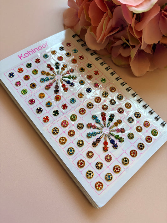 Fancy Assorted Designs 6 Page Bindi Booklet (ST1214)