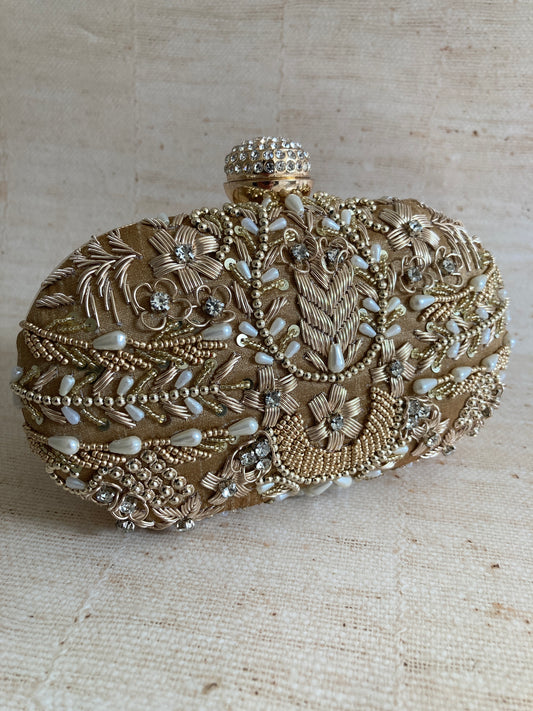 Ambrose (Oval Clutch)(Dark Gold)(ST266)