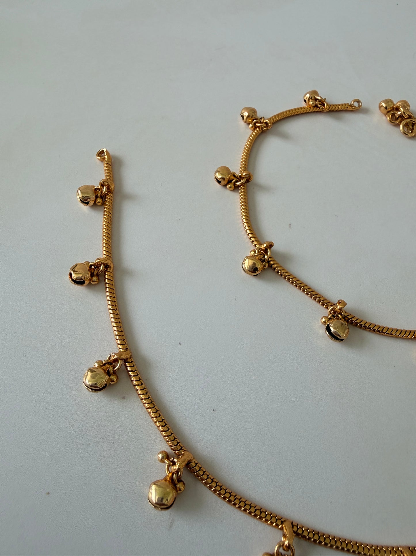 Gold Plated Ghungaroo Anklets/Payal (ST1198)