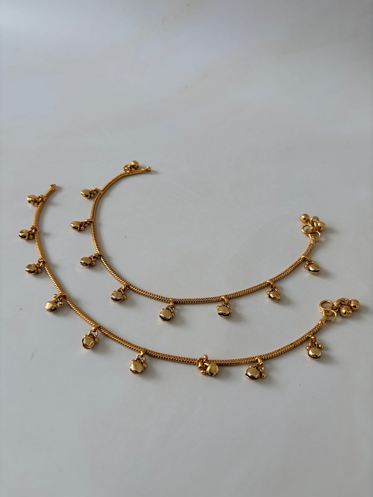 Gold Plated Ghungaroo Anklets/Payal (ST1198)
