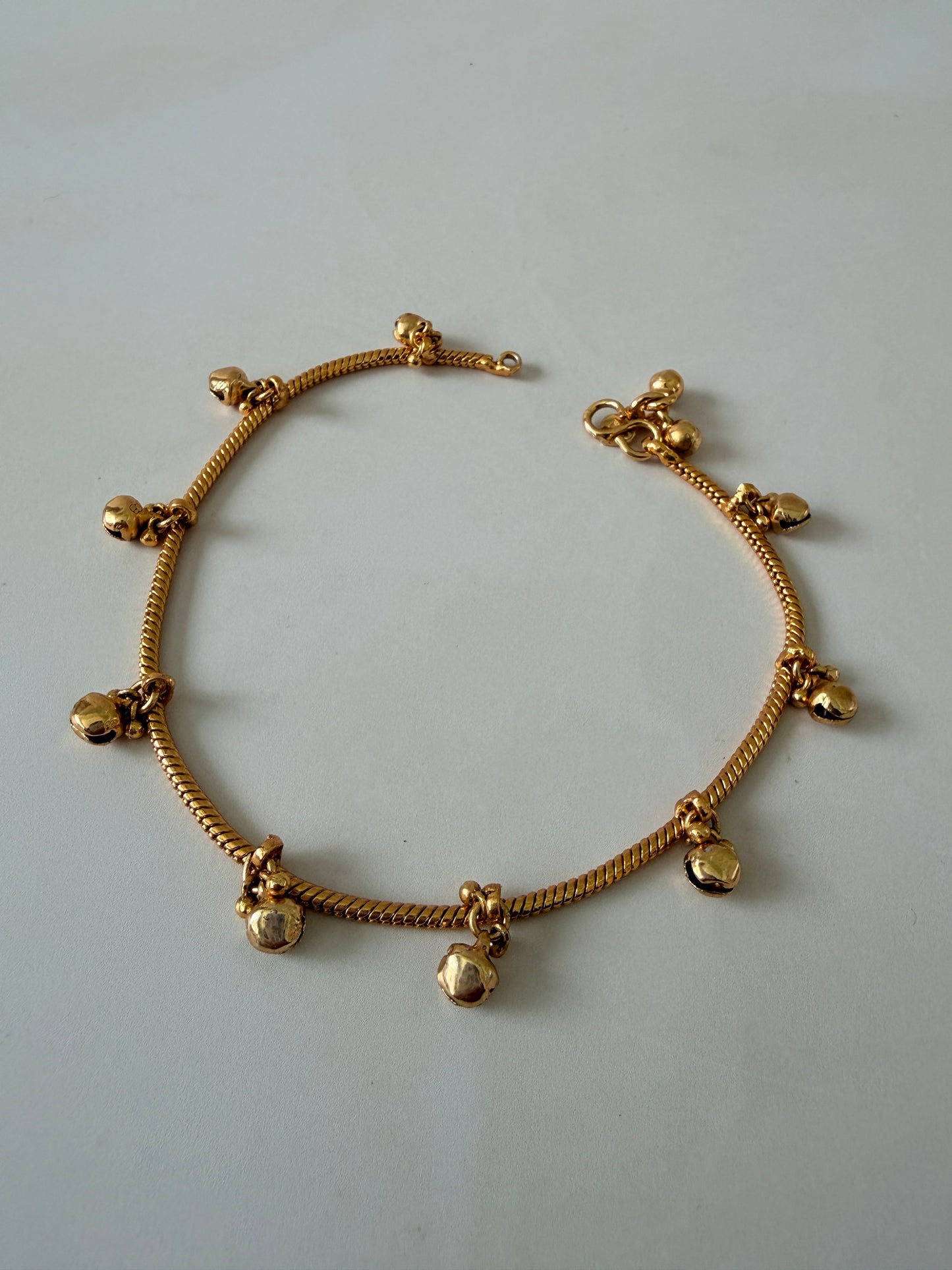 Gold Plated Ghungaroo Anklets/Payal (ST1198)