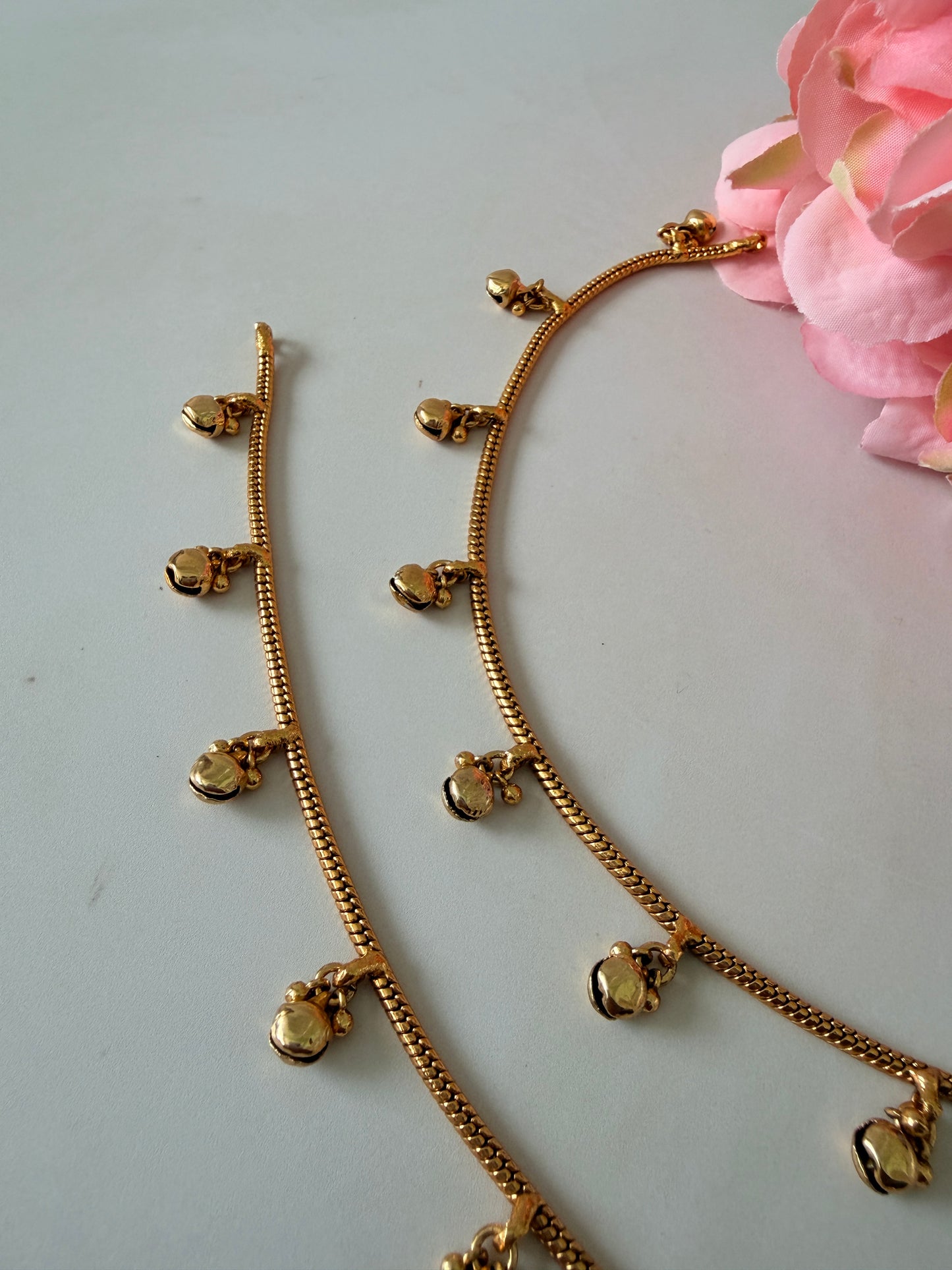 Gold Plated Ghungaroo Anklets/Payal (ST1198)