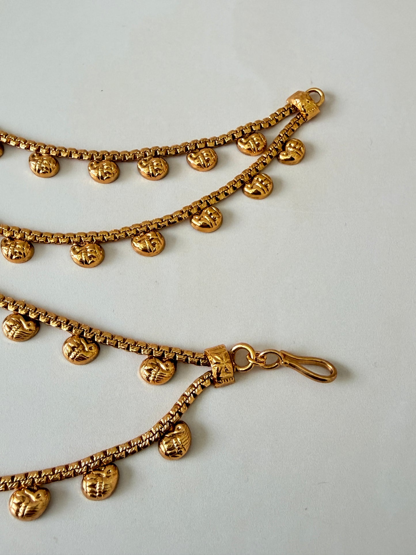 Gold Plated Ear Chains/Kaan Chain (ST1215)