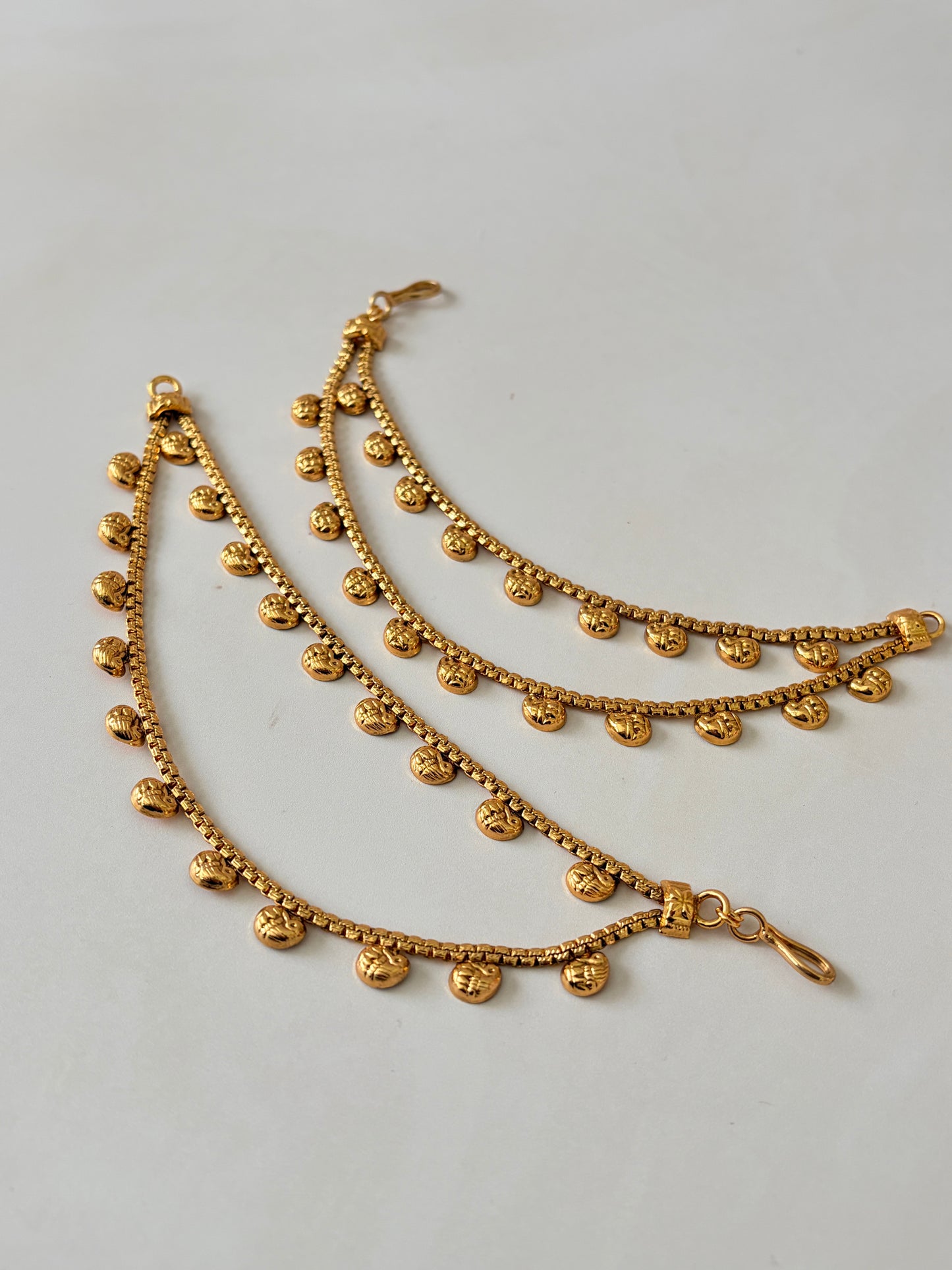 Gold Plated Ear Chains/Kaan Chain (ST1215)