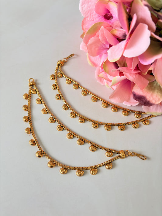 Gold Plated Ear Chains/Kaan Chain (ST1215)