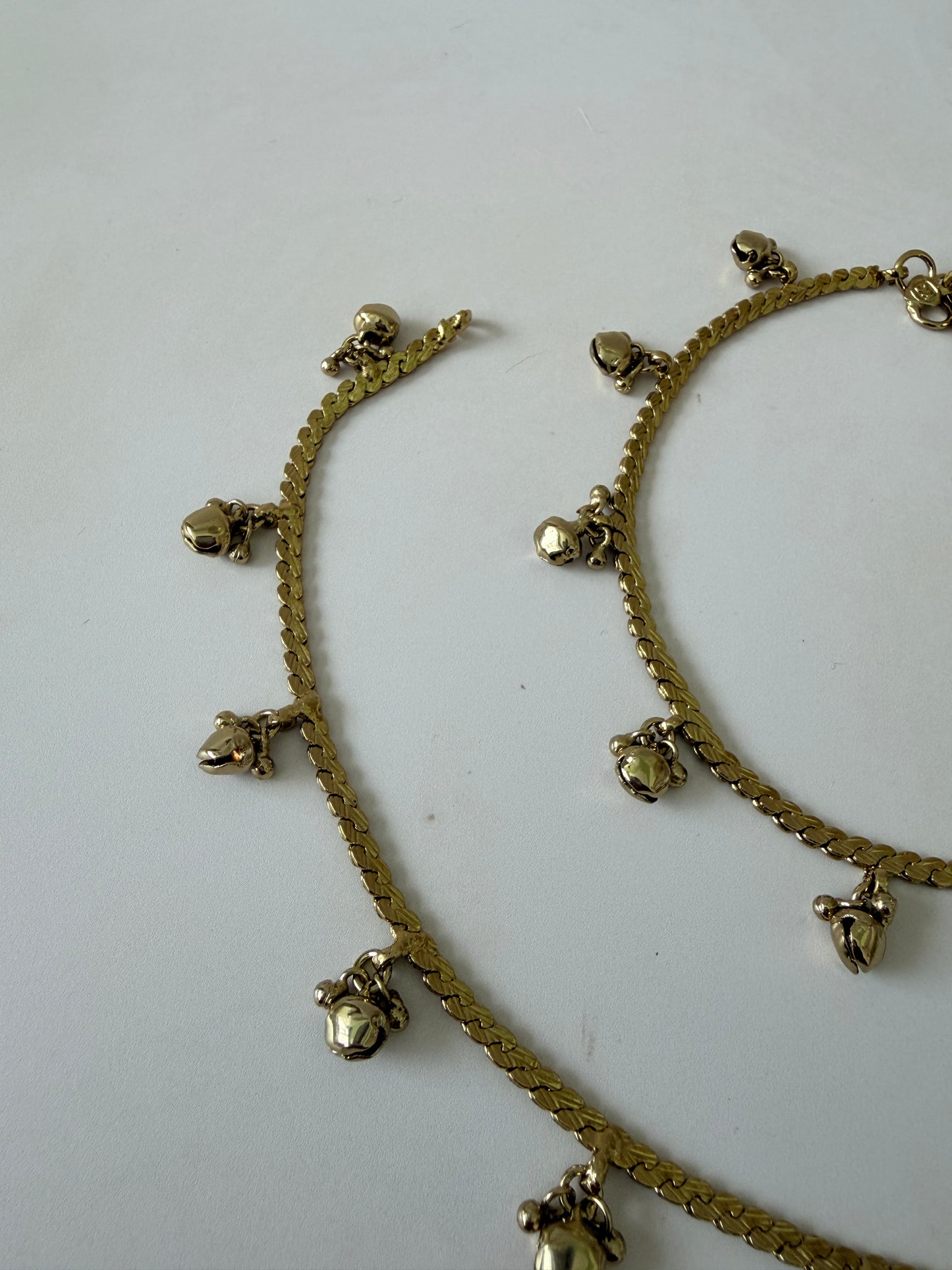 Antique Gold Ghungaroo Anklets/Payal (ST1198)