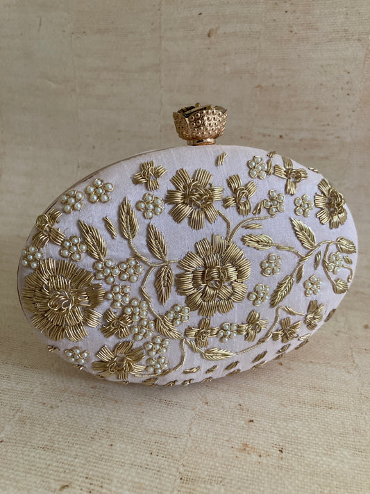 Florence (Oval Clutch) (Light Pink) (ST923)