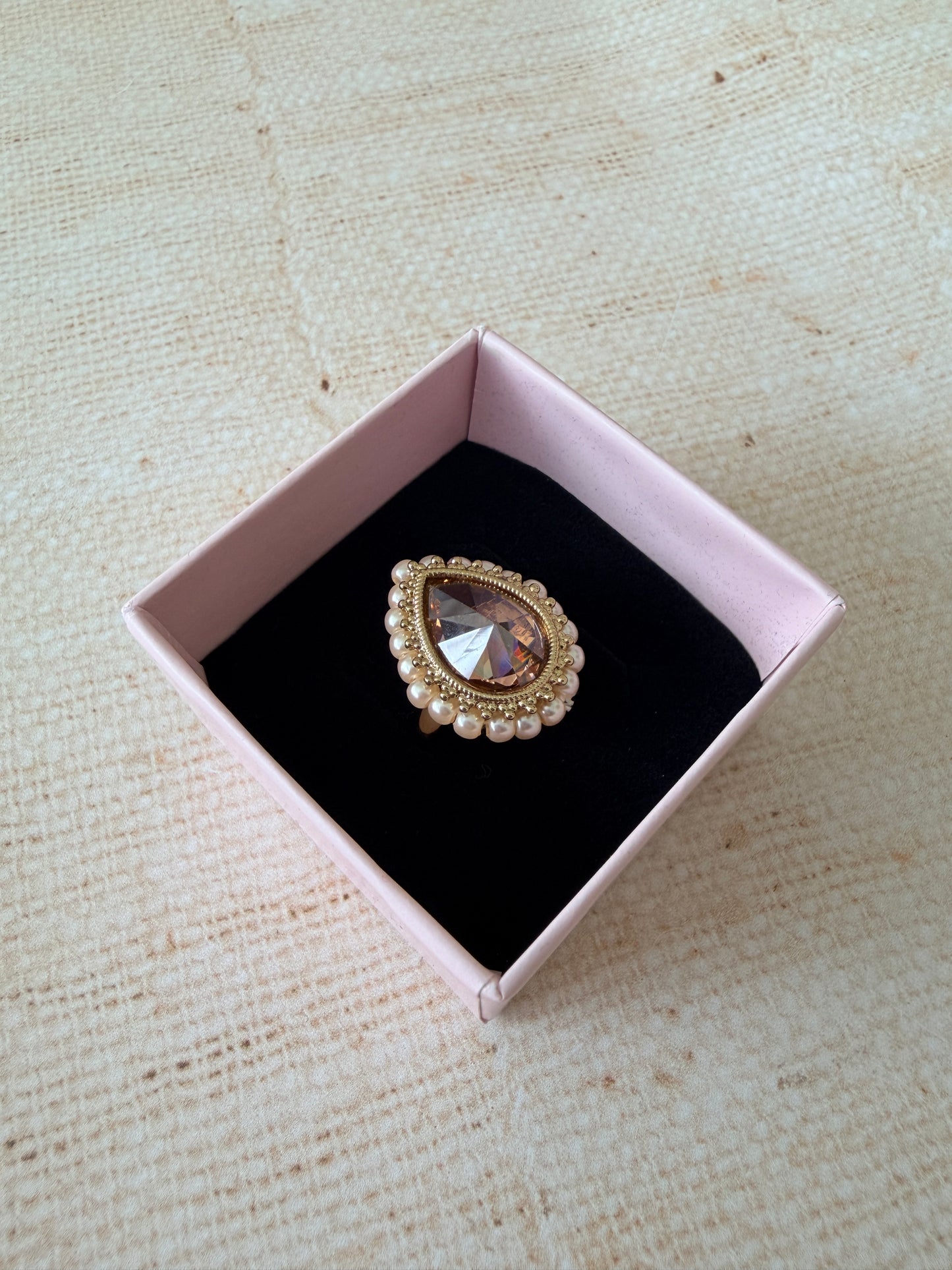 Maya Antique Gold Ring (ST1109)