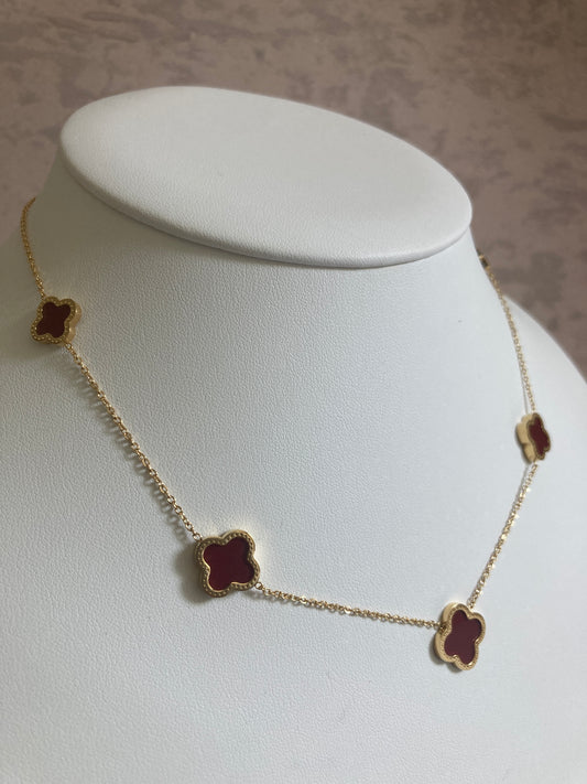 Red Clover Necklace
