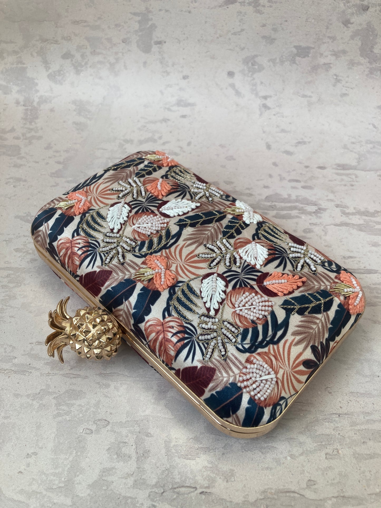 Monsoon Multicoloured Clutch (ST787)