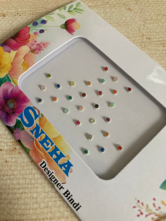 Tiny Multicoloured Bindi Pack (ST995)